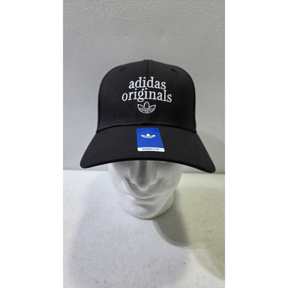 Adidas Originals Womens Strapback Adjustable Black Hat NWT